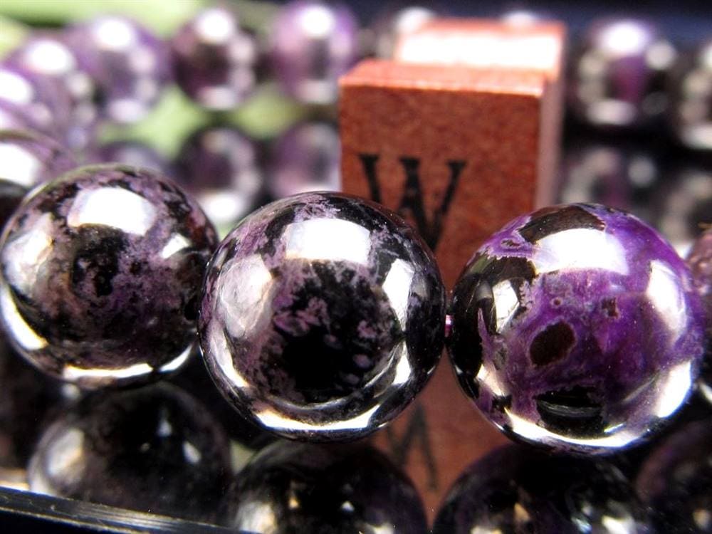 スギライト 杉石 ブレスレット 三大ヒーリングストーン リクトライト