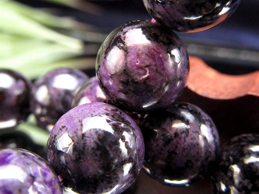 スギライト 杉石 ブレスレット 三大ヒーリングストーン リクトライト