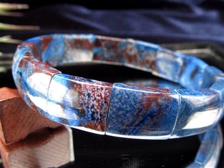 リヒテライト リヒター閃石 Richterite ブルースギライト ブレスレット