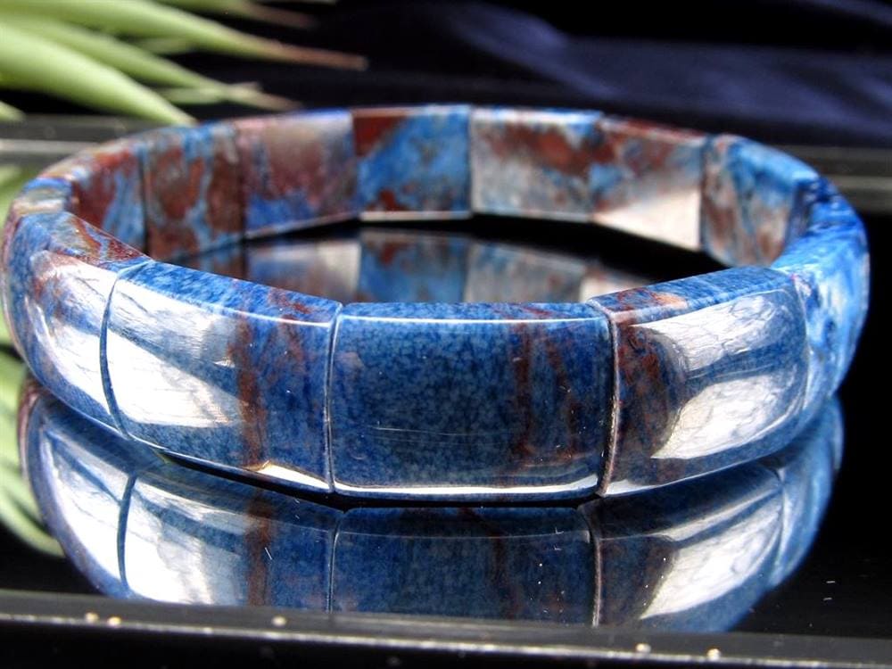 リヒテライト リヒター閃石 Richterite ブルースギライト ブレスレット