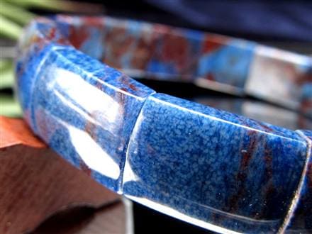 リヒテライト リヒター閃石 Richterite ブルースギライト ブレスレット