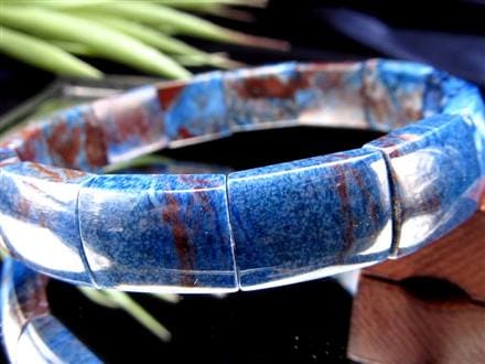 リヒテライト リヒター閃石 Richterite ブルースギライト ブレスレット