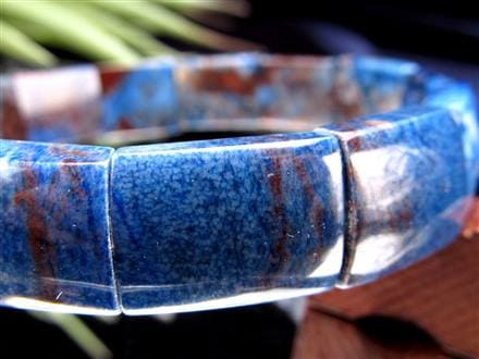 リヒテライト リヒター閃石 Richterite ブルースギライト ブレスレット