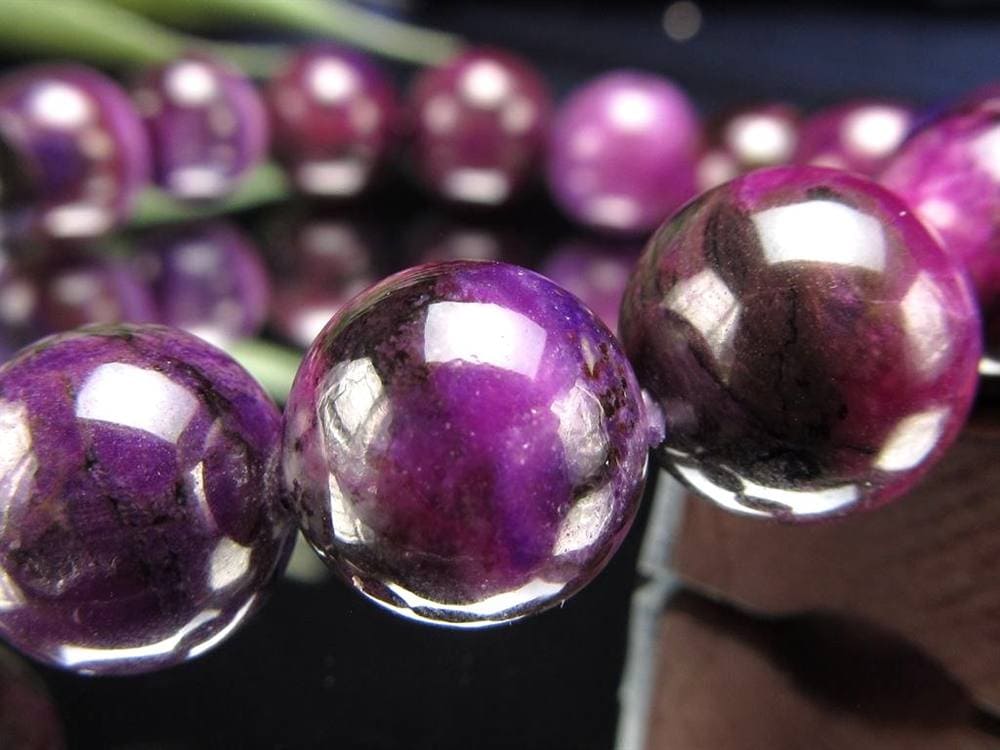 スギライト 杉石 ブレスレット 三大ヒーリングストーン リクトライト