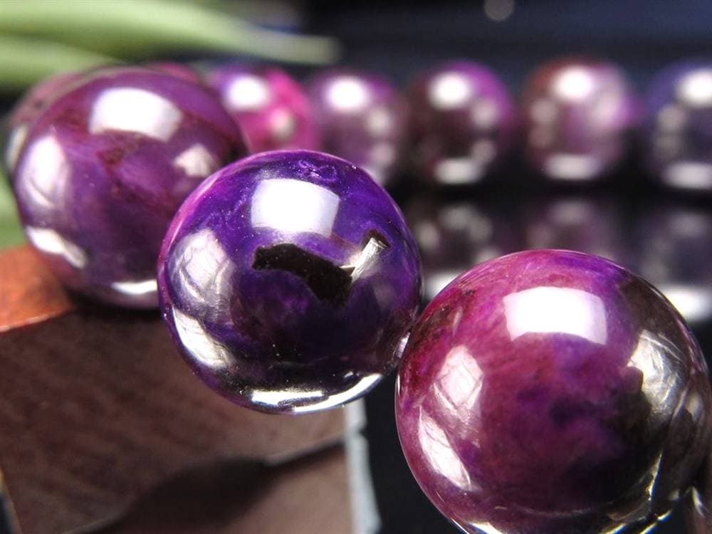 スギライト 杉石 ブレスレット 三大ヒーリングストーン リクトライト