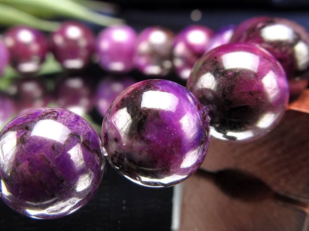 スギライト 杉石 ブレスレット 三大ヒーリングストーン リクトライト