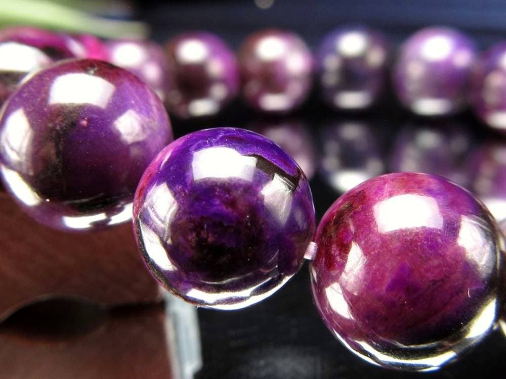 スギライト 杉石 ブレスレット 三大ヒーリングストーン リクトライト