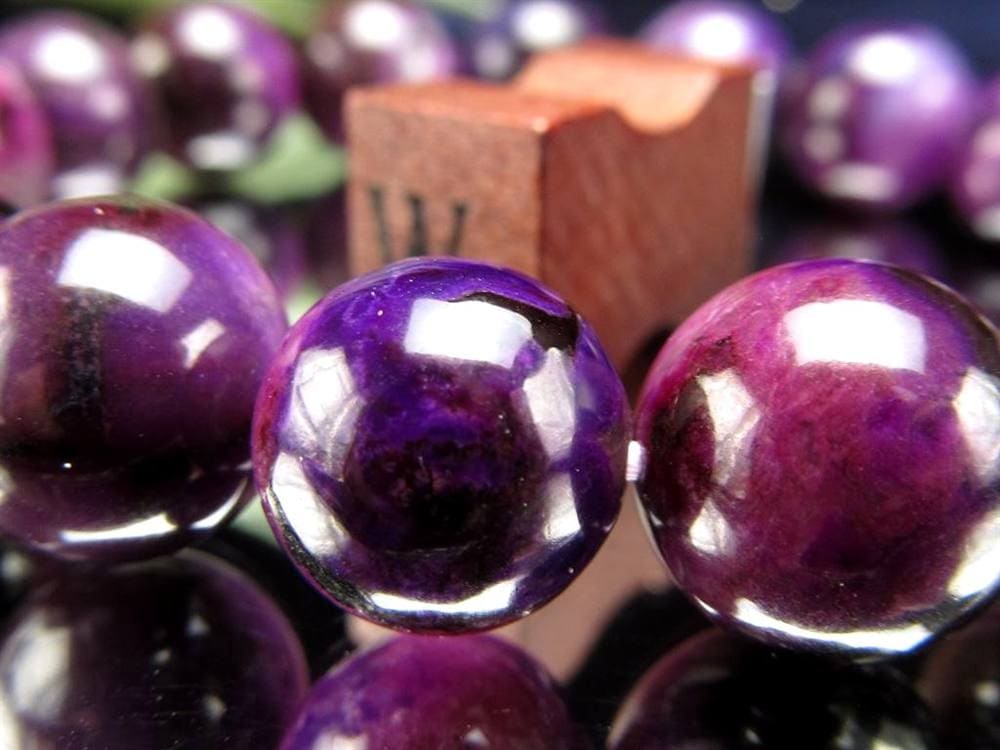 スギライト 杉石 ブレスレット 三大ヒーリングストーン リクトライト