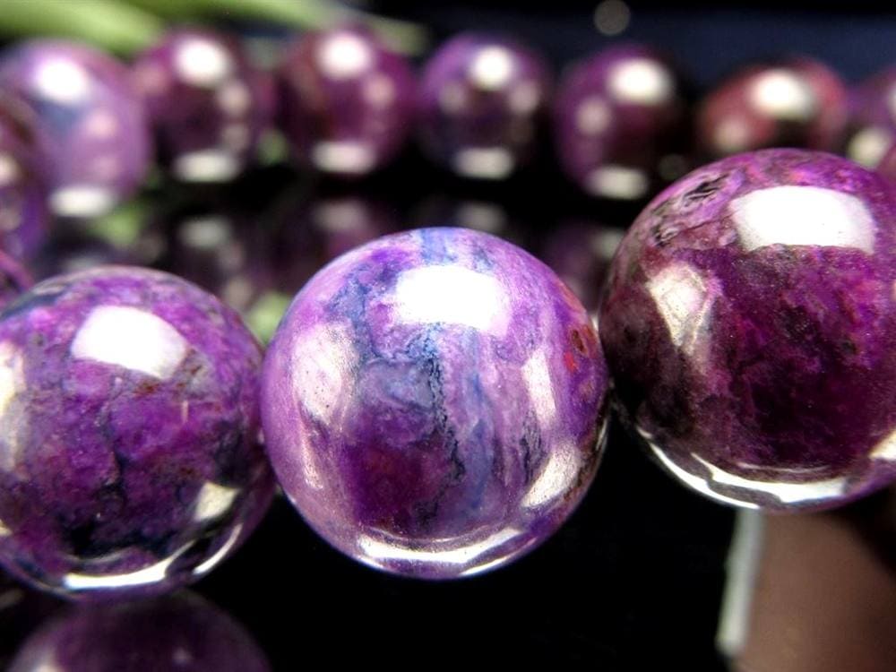 スギライト 杉石 ブレスレット 三大ヒーリングストーン リクトライト