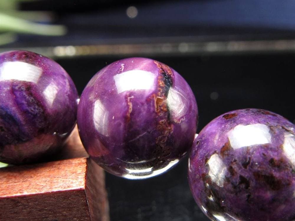 スギライト 杉石 ブレスレット 三大ヒーリングストーン リクトライト