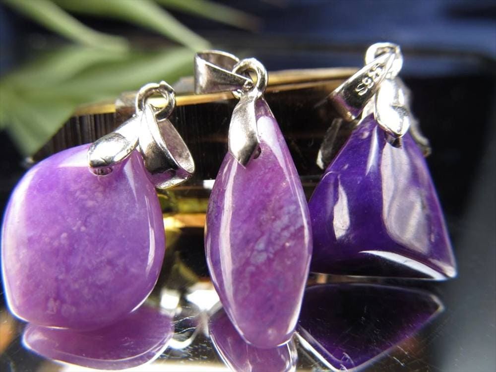 スギライト 杉石 ペンダントトップ 世界三大ヒーリングストーン Silver925 ツーソン展示会商品