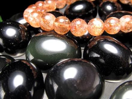 オブシディアン タンブル 握り石 詰め合わせ 磨き石