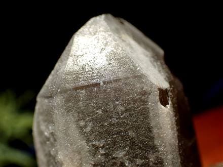 オレンジリバー水晶 スモーキークォーツ 煙水晶 原石 クラスター