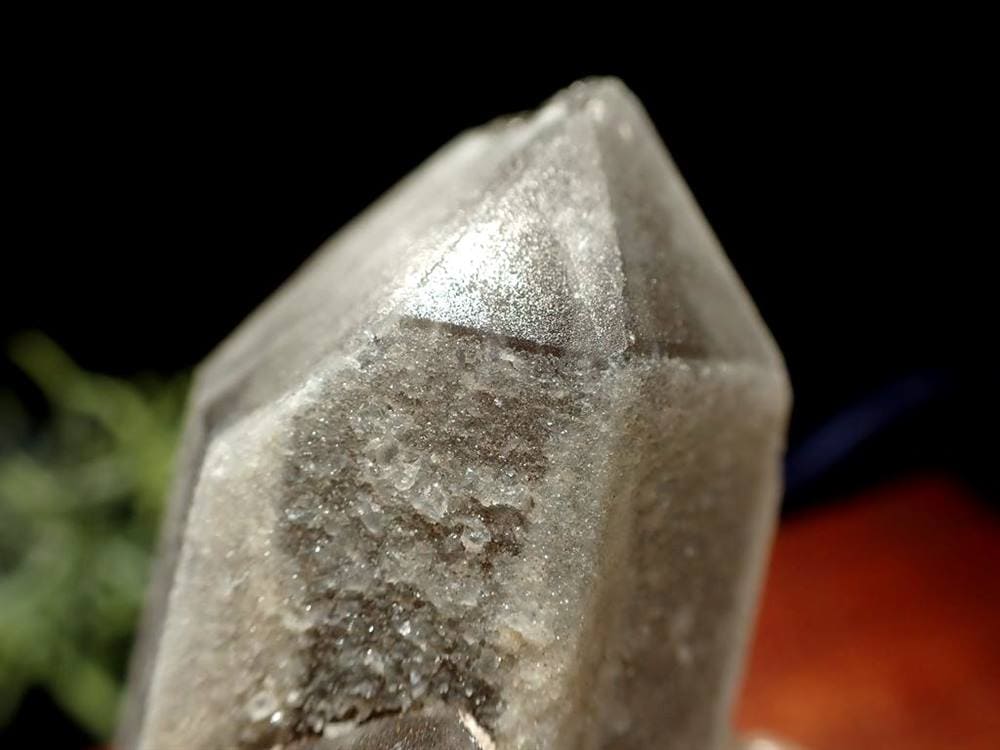 オレンジリバー水晶 スモーキークォーツ 煙水晶 原石 クラスター