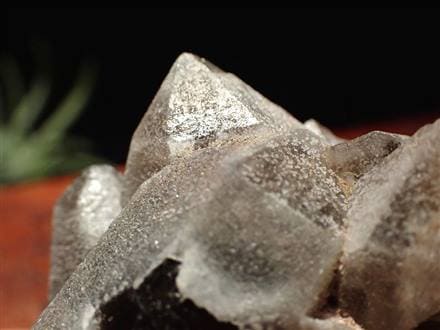 オレンジリバー水晶 スモーキークォーツ 煙水晶 原石 クラスター