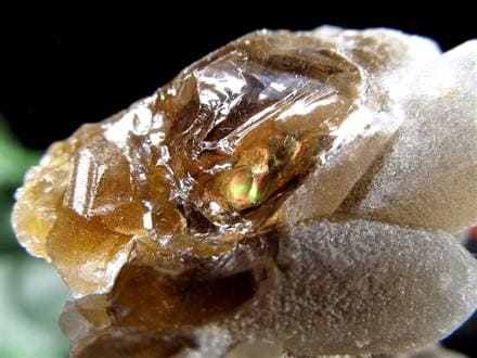 オレンジリバー水晶 スモーキークォーツ 煙水晶 原石 クラスター