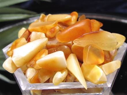 細石 チップ さざれ 天然石 アンバー