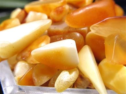 細石 チップ さざれ 天然石 アンバー