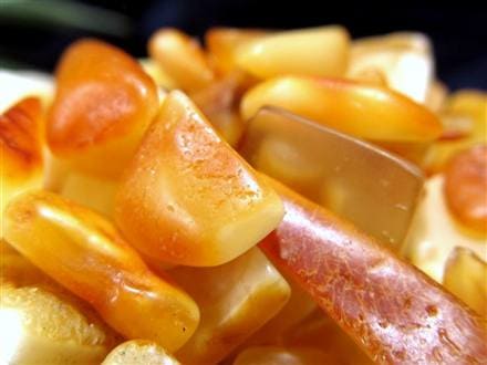 細石 チップ さざれ 天然石 アンバー