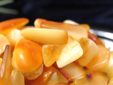 細石 チップ さざれ 天然石 アンバー