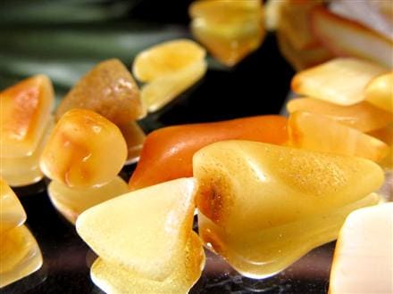 細石 チップ さざれ 天然石 アンバー