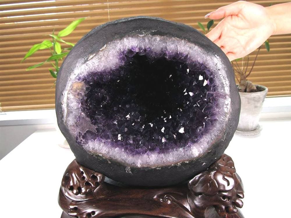 アメジストジオード アメジストドーム 紫水晶 晶洞 天然石