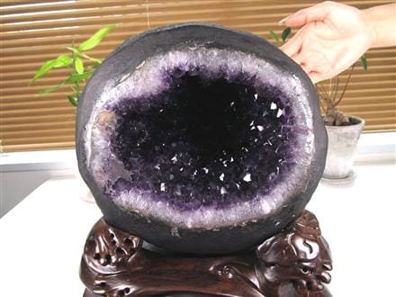 アメジストジオード アメジストドーム 紫水晶 晶洞 天然石