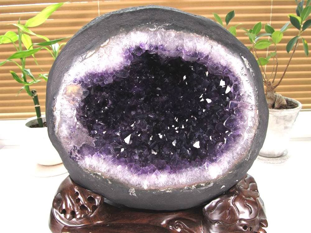 アメジストジオード アメジストドーム 紫水晶 晶洞 天然石