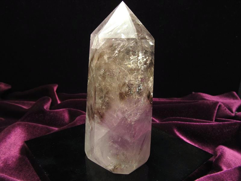 レア 天然石 トラピッチェアメジスト スフィア 六芒星 ファントム 虹