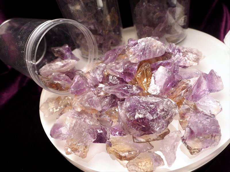 ☆激レア！希少ボリビア産 超透明紫水晶サザレ☆フランス展示会