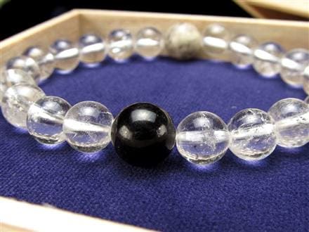 アルベゾナイト 北極の石 ヒマラヤ水晶 天然石 ブレスレット