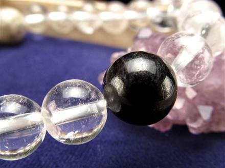 アルベゾナイト 北極の石 ヒマラヤ水晶 天然石 ブレスレット