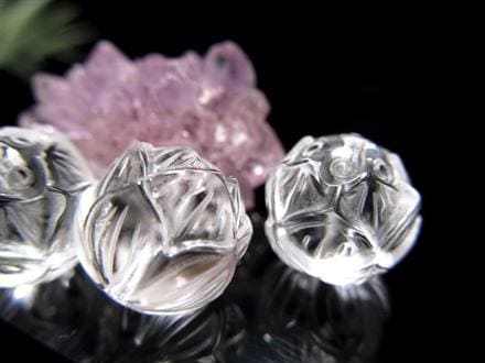 水晶 パワーストーン パーツ クリスタル 彫刻 アクセサリー