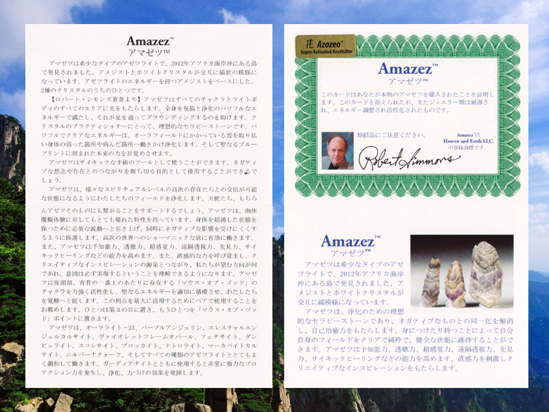 アマゼツギャランティカード