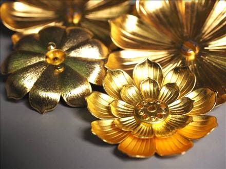 ロータス 渦巻香 スティック香 蓮の花 お香立て