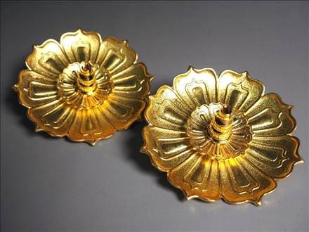 ロータス 渦巻香 スティック香 蓮の花 お香立て