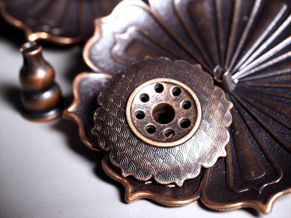 ロータス 渦巻香 スティック香 蓮の花 お香立て