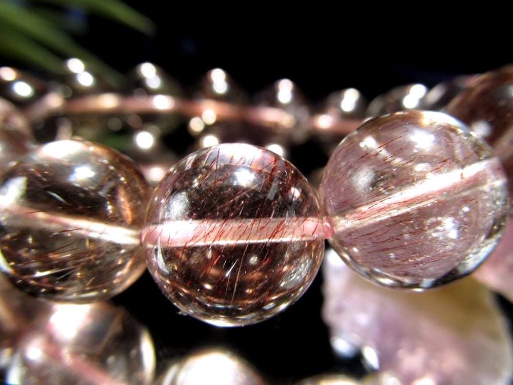 スーパーセブン ブレスレット セイクリッドセブン ゲーサイト ストロベリークォーツ