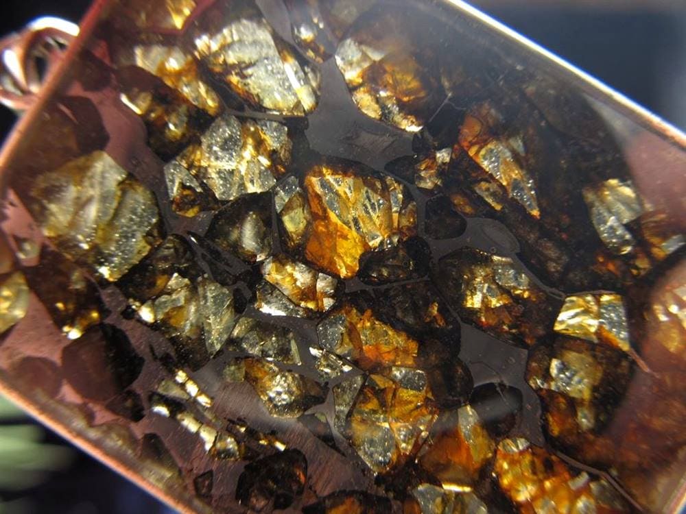 パラサイト隕石 アクセサリー ペンダントトップ 隕石 石鉄隕石