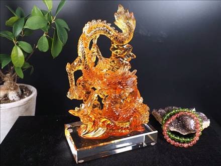 五本爪 クリスタルガラス 龍 龍神