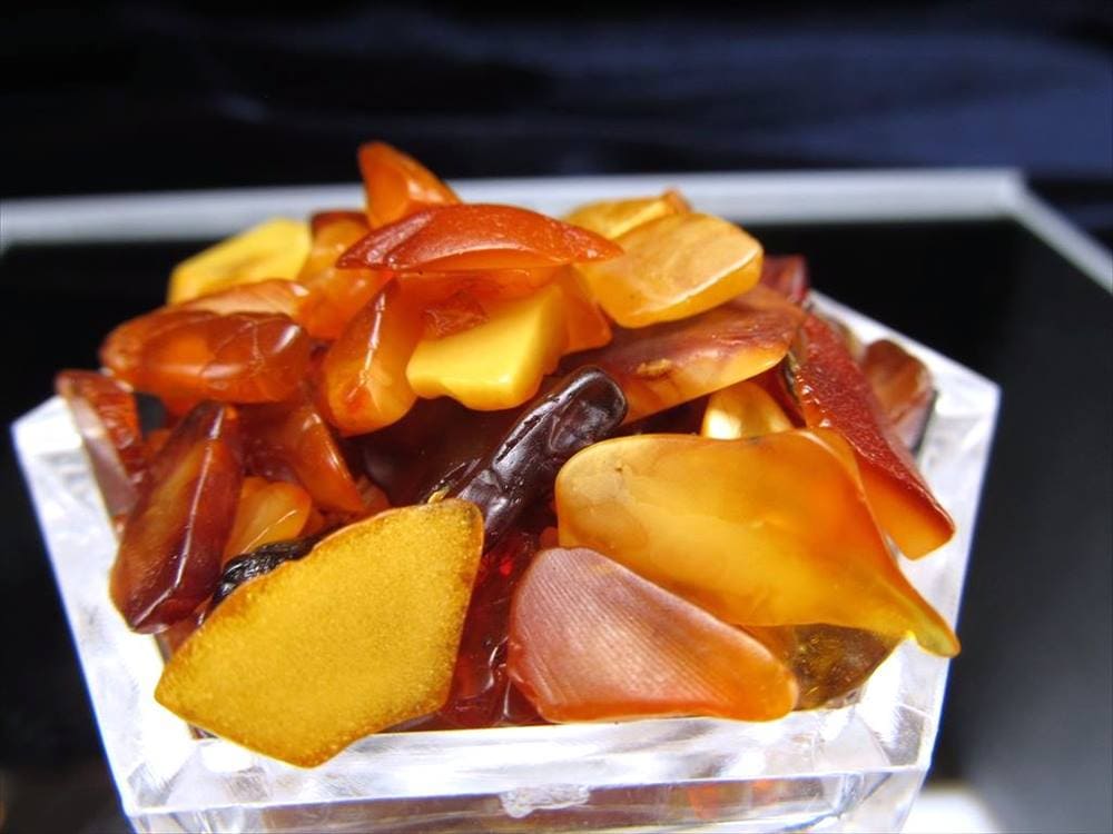 細石 チップ ちっぷ 天然石 アンバー