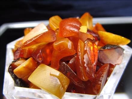 細石 チップ ちっぷ 天然石 アンバー