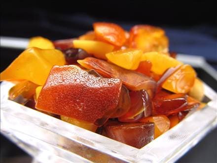 細石 チップ ちっぷ 天然石 アンバー