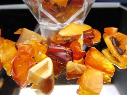 細石 チップ ちっぷ 天然石 アンバー