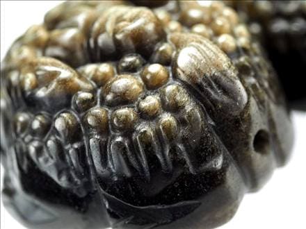 オブシディアン 黒曜石 プレート タンブル パワーストーン