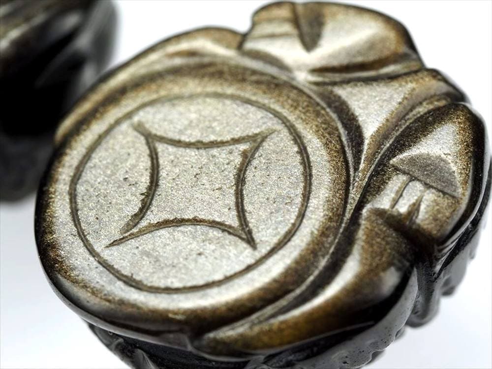 オブシディアン 黒曜石 プレート タンブル パワーストーン