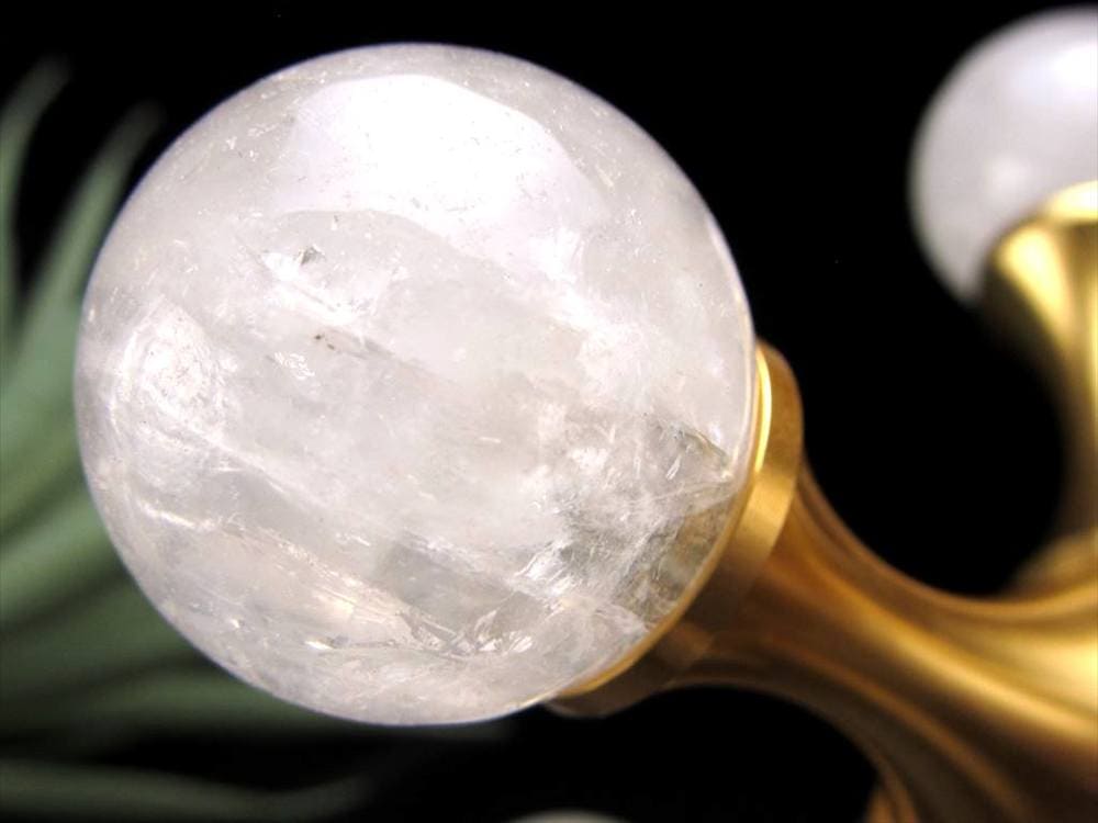 置物 オブジェ 分子 丸玉 水晶