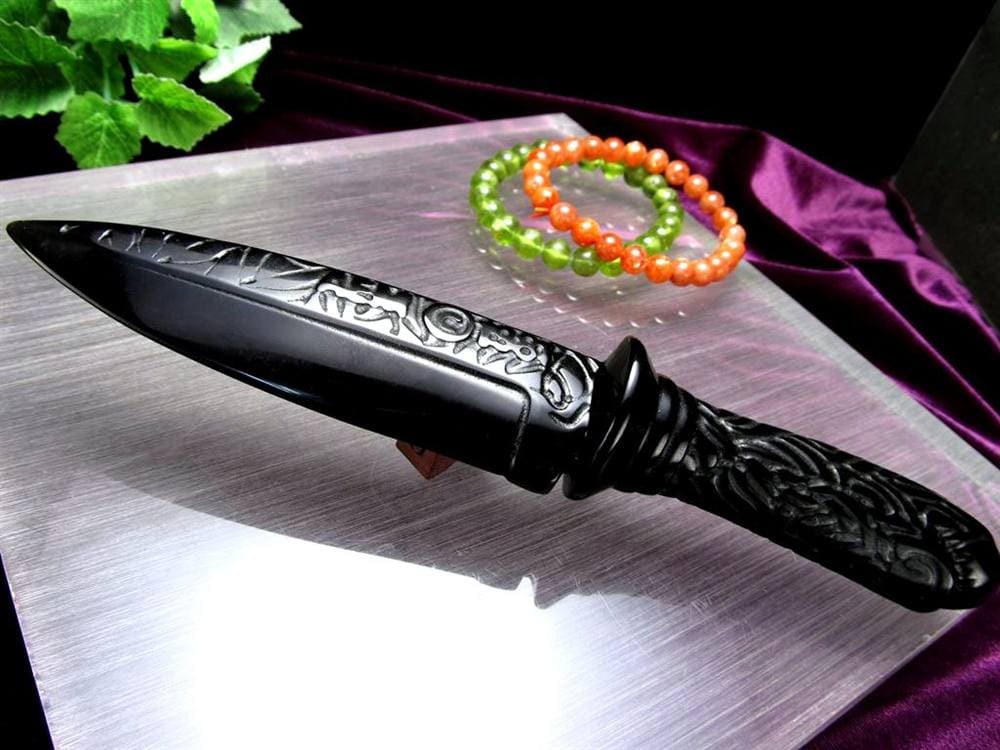 オブシディアン ナイフ ダガー 黒曜石 刀