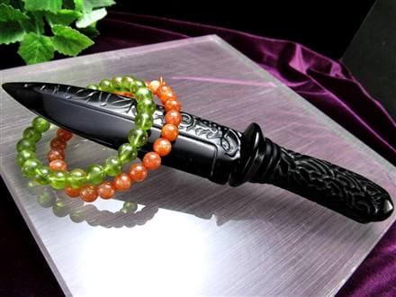 オブシディアン ナイフ ダガー 黒曜石 刀