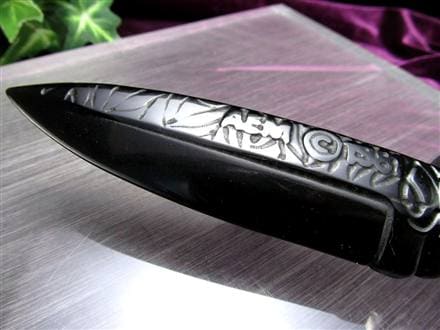 オブシディアン ナイフ ダガー 黒曜石 刀